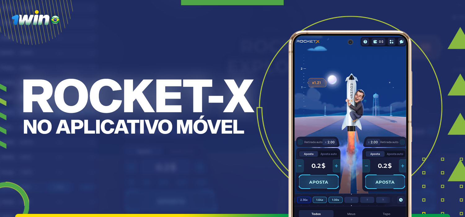 Jogar Rocket-X na aplicação móvel 1win é uma opção conveniente e fácil de usar para os utilizadores no Brasil.